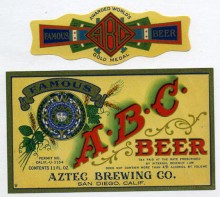 ABC Beer Label ABC Beer Label