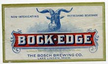 Bock Edge Beer Label Bock Edge Beer Label