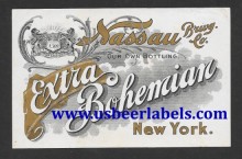 Extra Bohemian Beer Label Extra Bohemian Beer Label