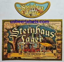 Steinhaus Lager Beer Label Steinhaus Lager Beer Label
