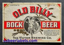 Old Billy Bock Beer Beer Label Old Billy Bock Beer Beer Label