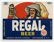 Regal Beer Label Regal Beer Label