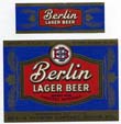 Berlin Lager Beer Label Berlin Lager Beer Label