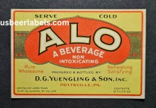 ALO Beer Label ALO Beer Label